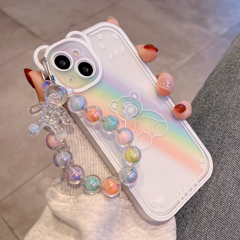 Fashion Floral Bear Phone Case - Image 4