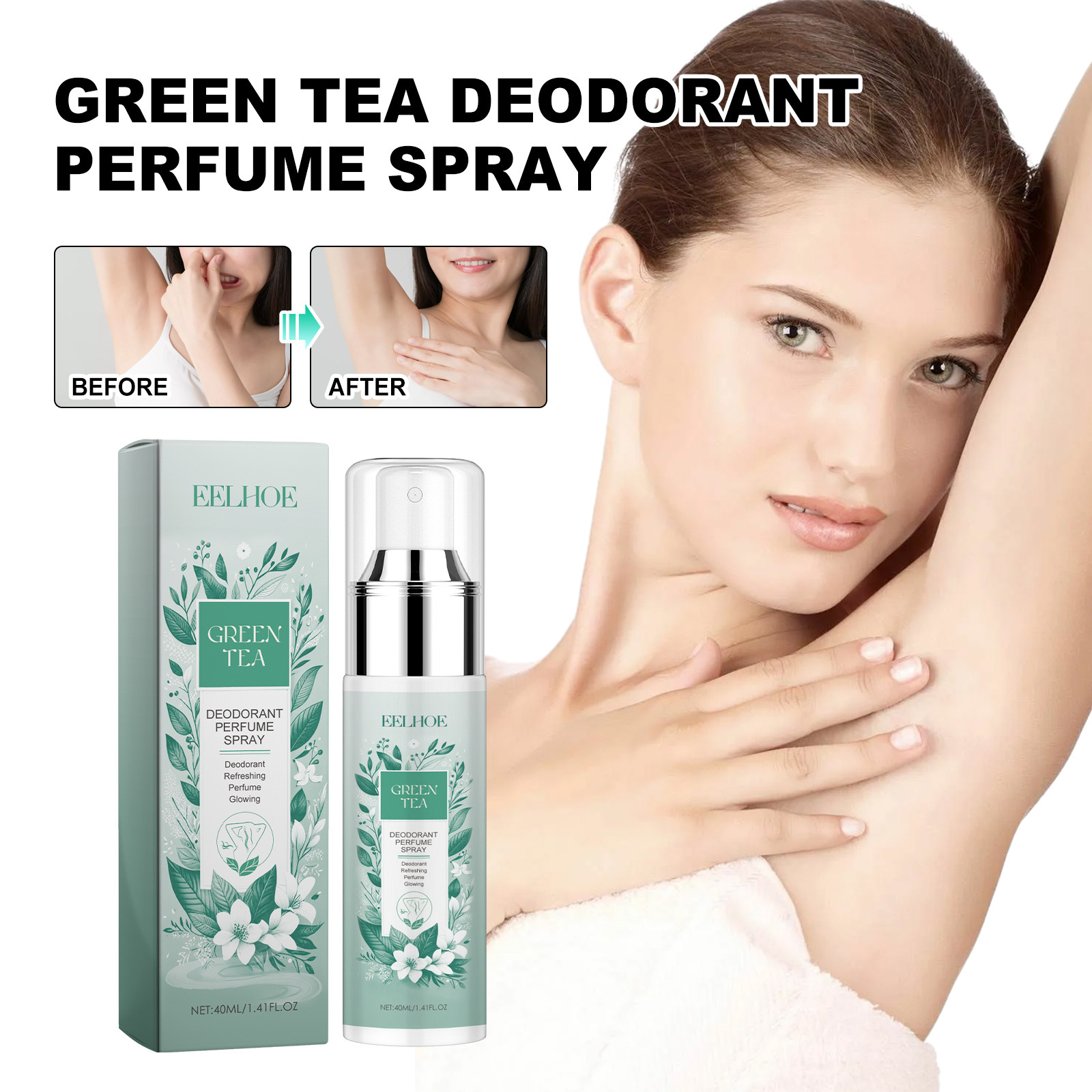 Green Tea Armpit Deodorant Spray