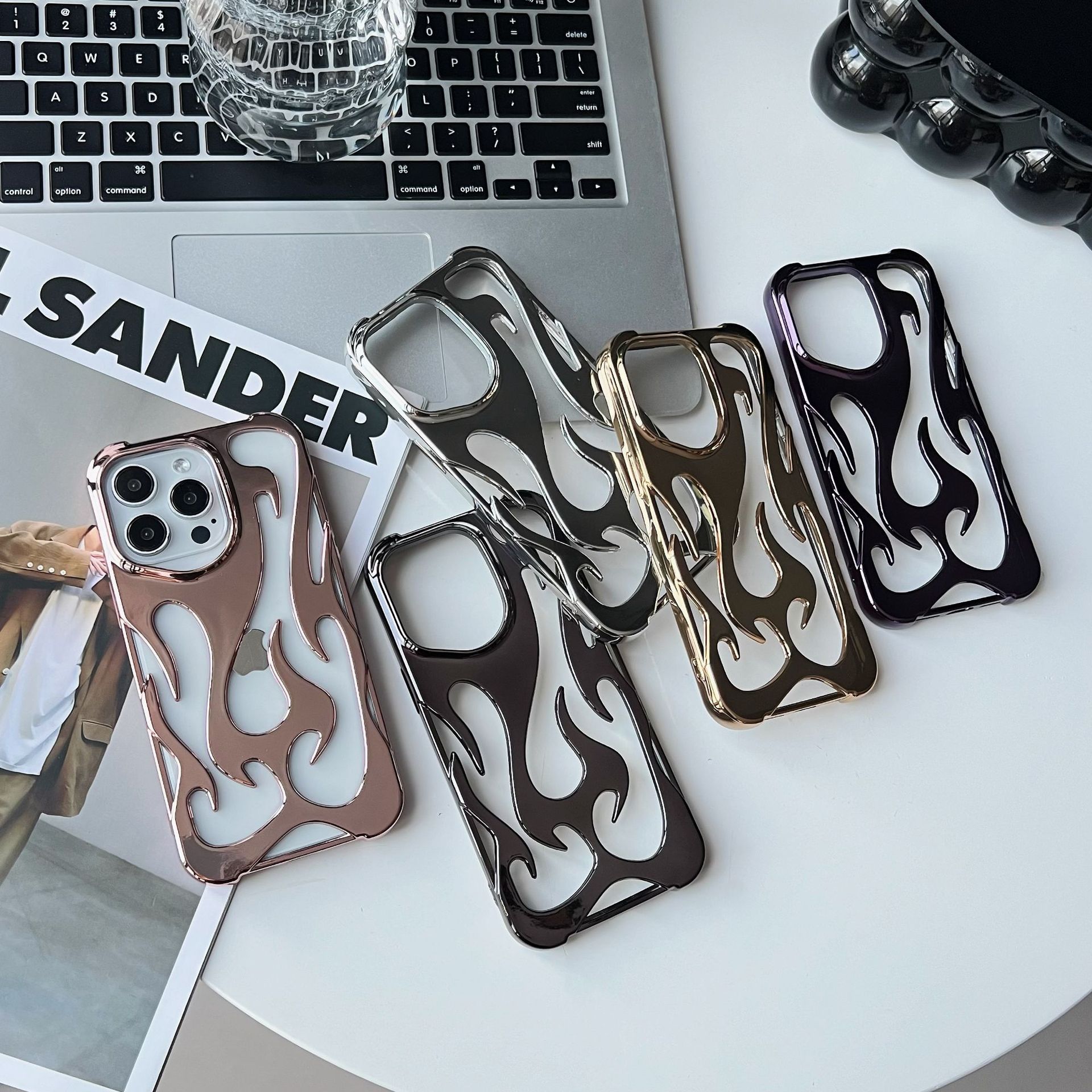 Electroplating Hollow Heat Dissipation Phone Case