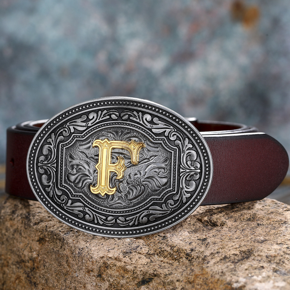 Floral Letter Buckle Belts - Image 6