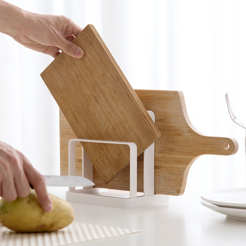 Kitchen Sitting Storage Rack With Cutting Board - Image 4
