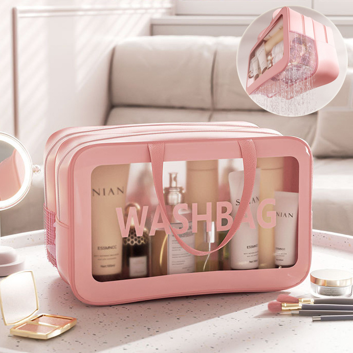 Large Capacity Dry Wet Separation Makeup Bag