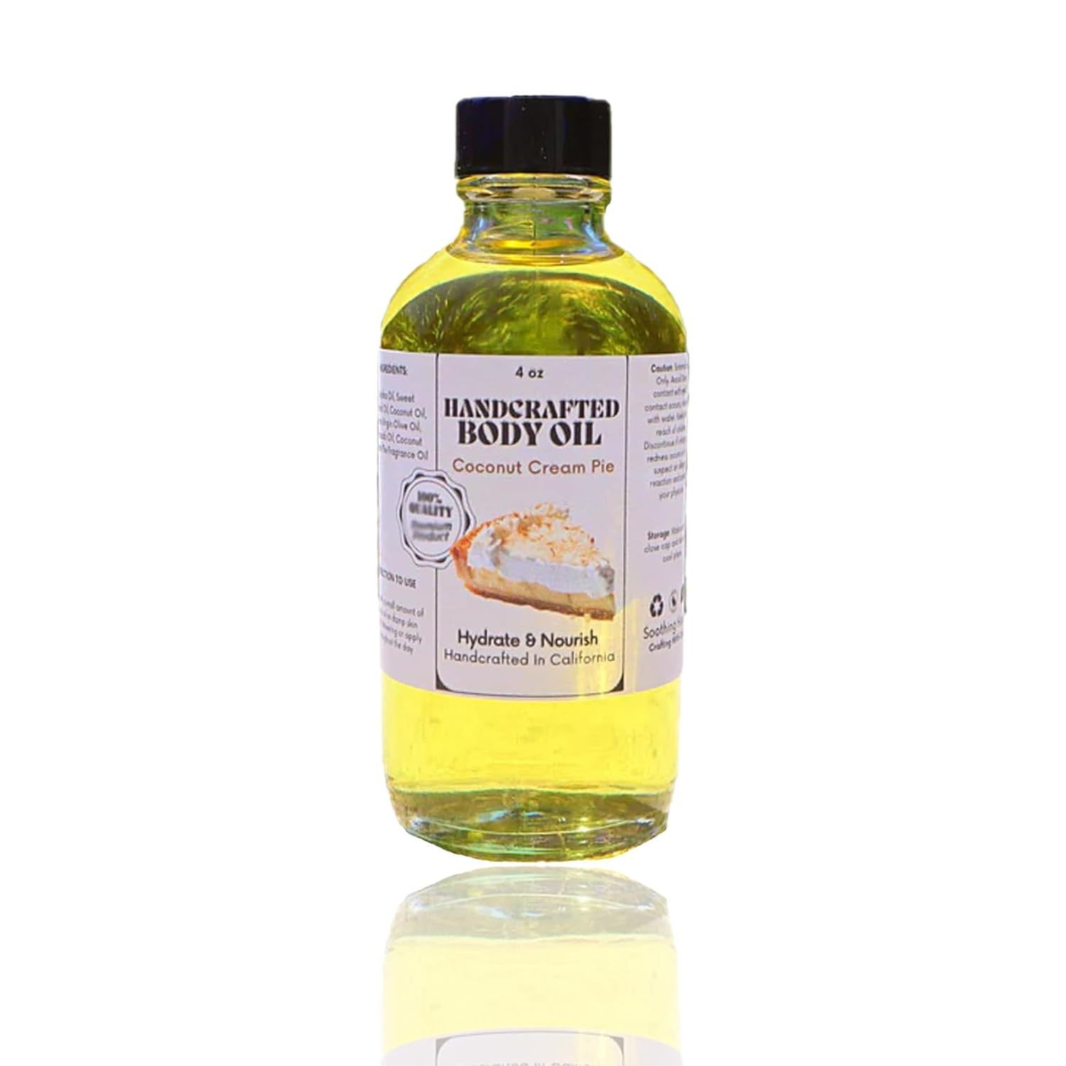 Handcrafted Coconut Cream Pie Body Oil - Image 5