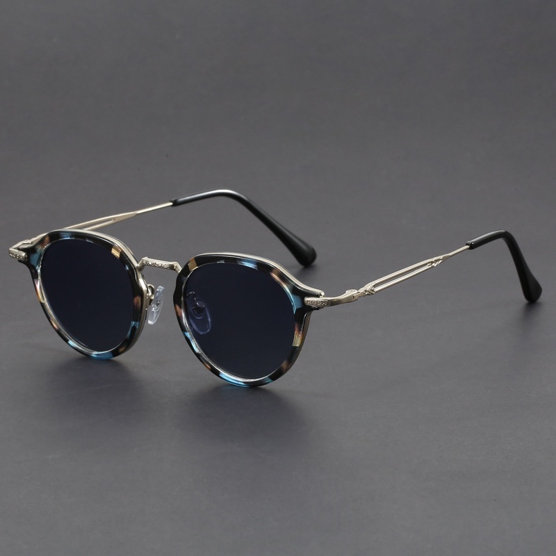Metal Circle Frame Sunglasses