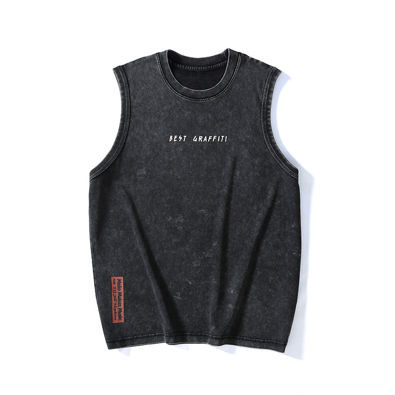 Cotton Tank Top Vest - Image 7