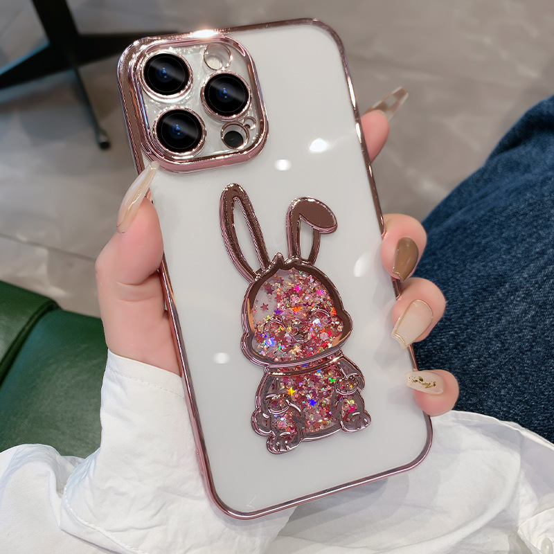 Plastic Electroplating Lens Protector Phone Case - Image 5