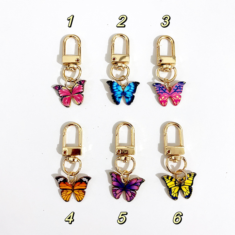 Creative Mini Small Butterfly Keychain Pendant - Image 9