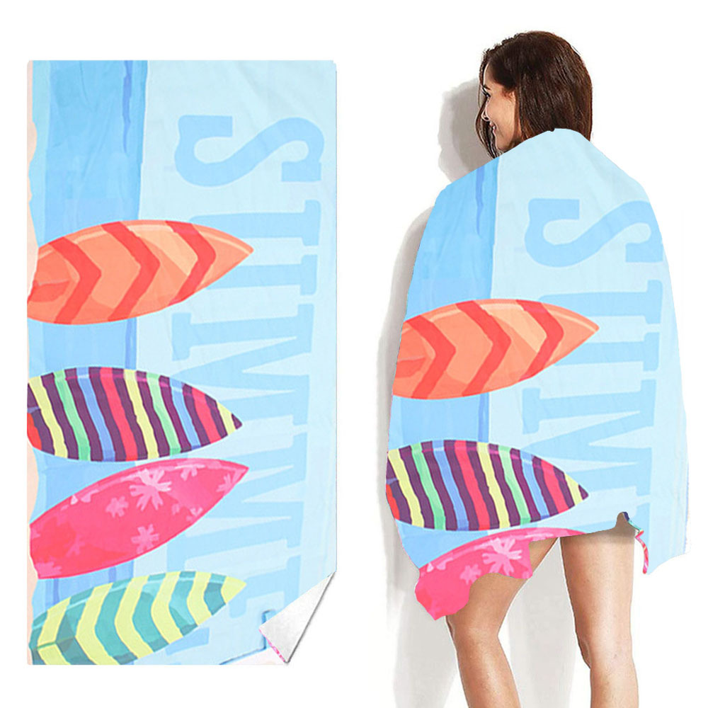 Double-sided Velvet Water-absorbent Beach Towel