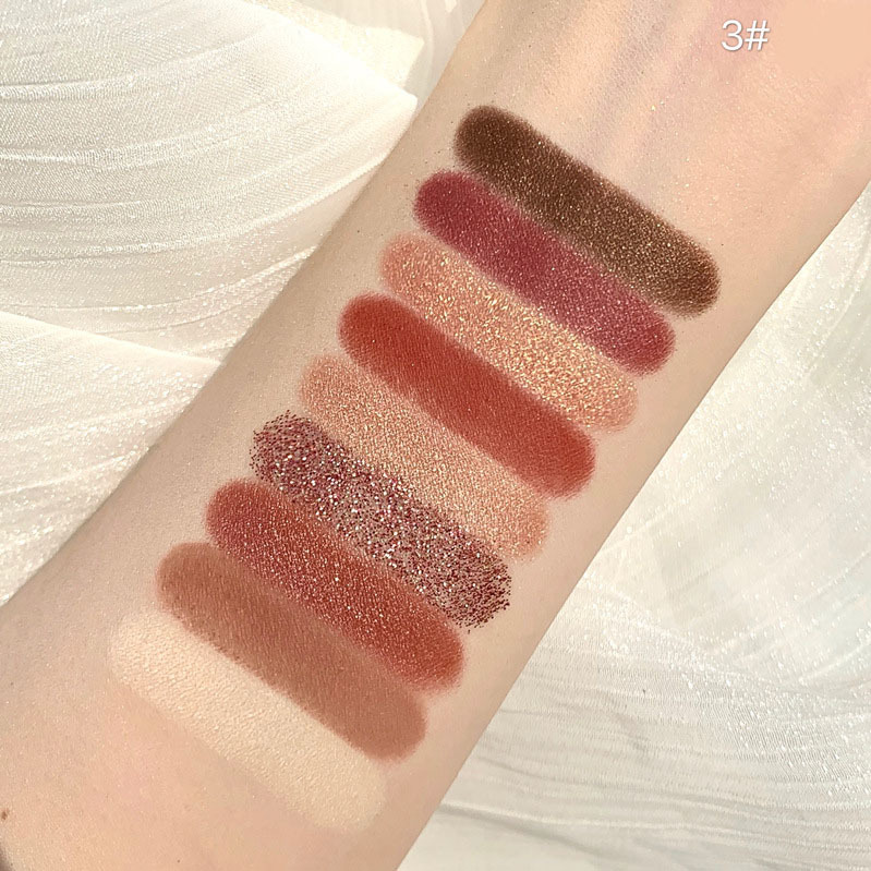 Matte Glitter 9 Color Eyeshadow Palette - Image 3