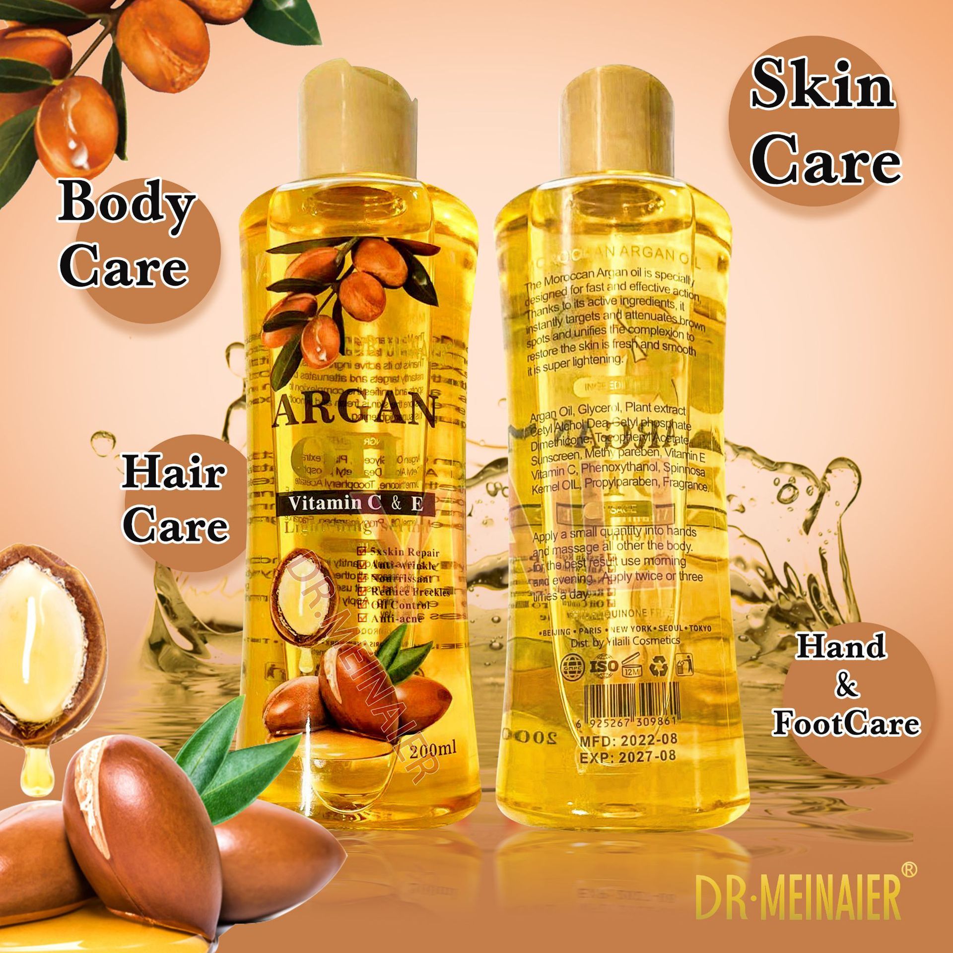Argan Body Moisturizing Soothing Oil