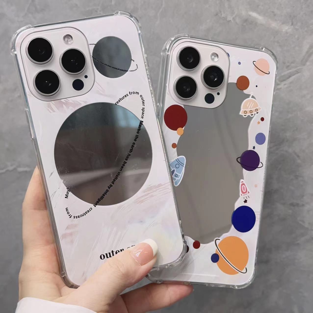 Centered Mirror Mobile Phone Case