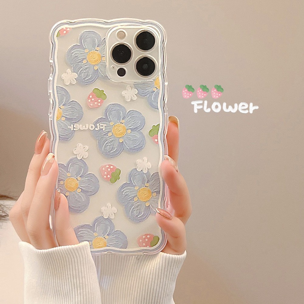 Silicone Wave Edge Phone Protective Case