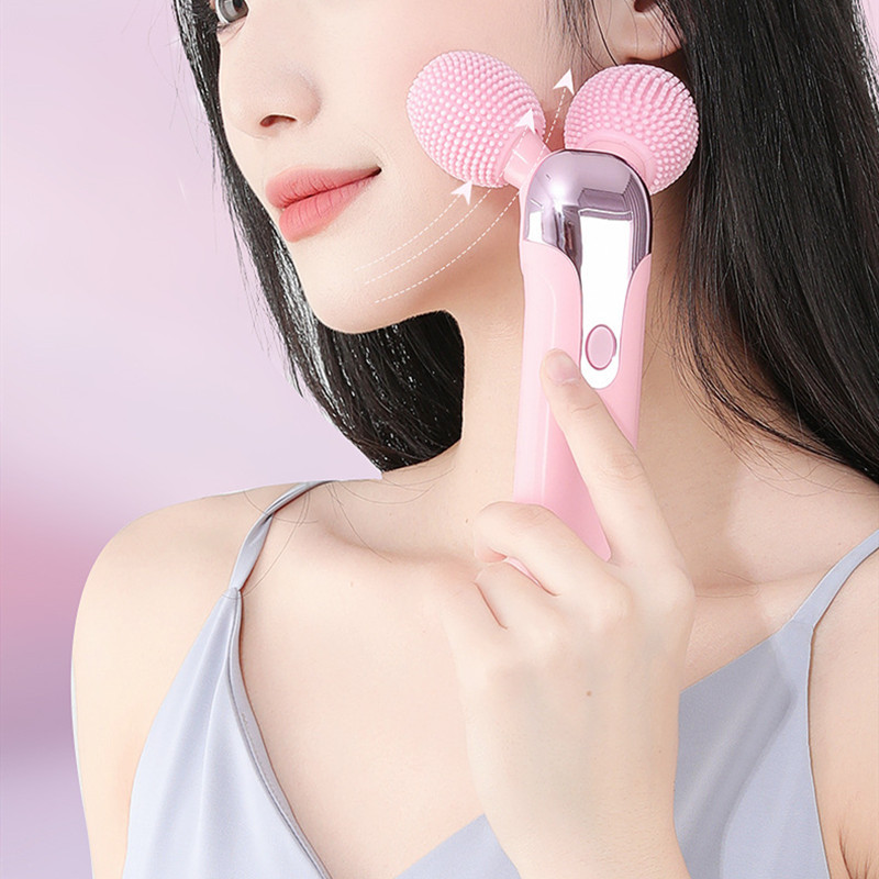 Vibration Facial Cleansing Beauty Roller