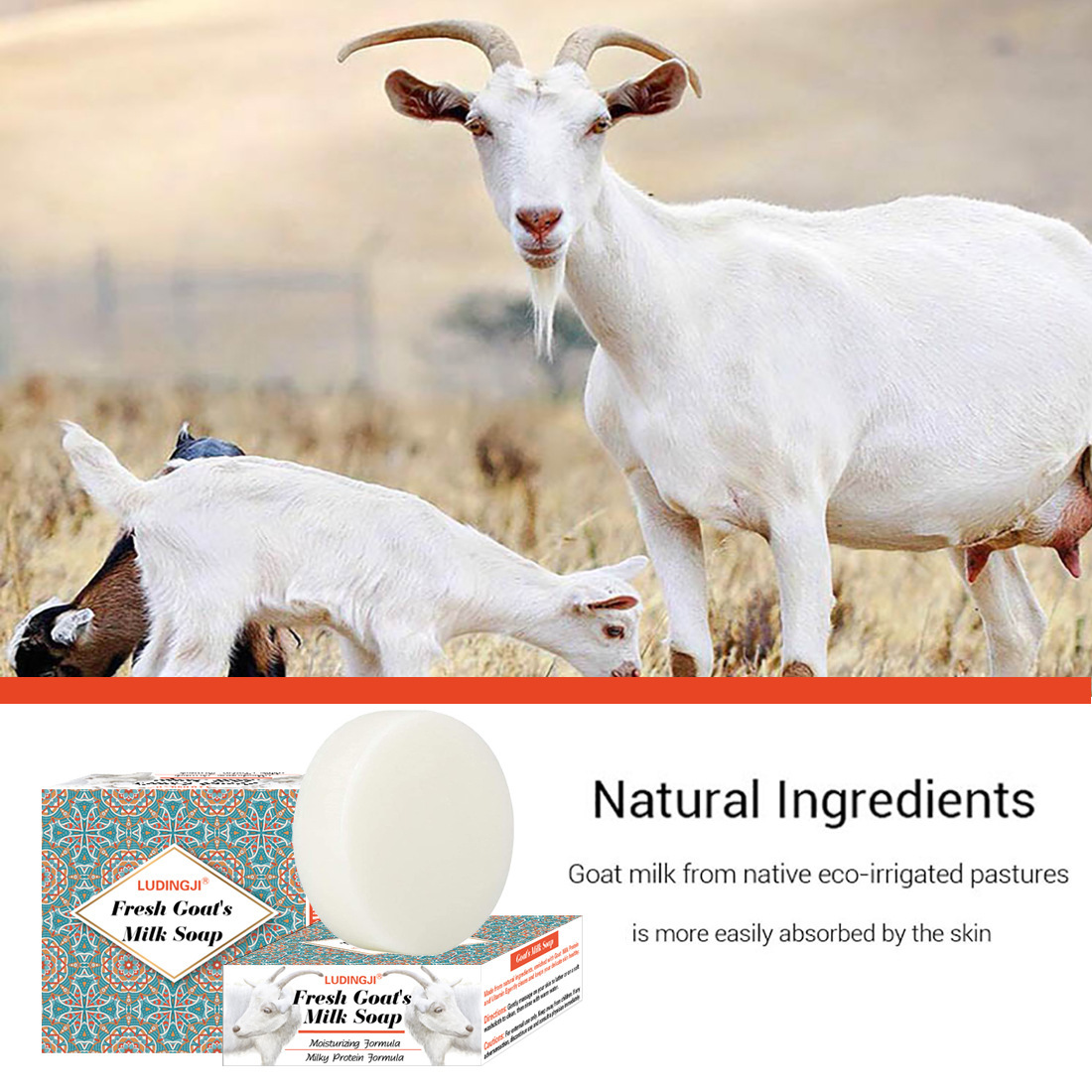 Gentle Face Cleansing Goat Milk Soap - Image 3