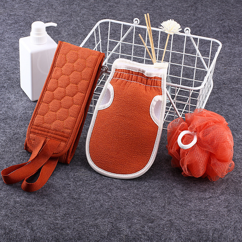 Three Piece Thickened Long Bath Towel Set - Image 4