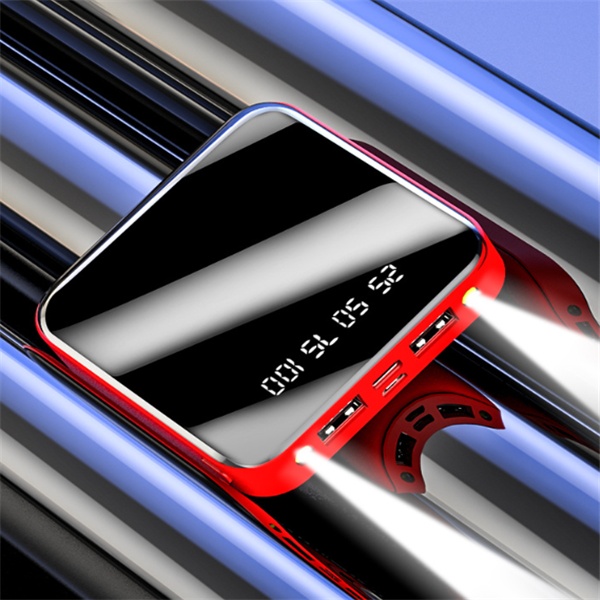 Portable Mirror Digital Display Power Bank - Image 3