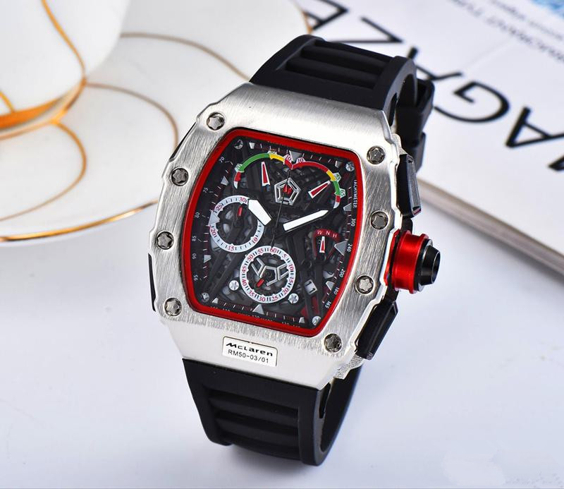 Silicone Ghost Head Quartz Men's Belt Watch