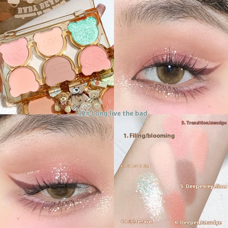 Six Color Eyeshadow Cool Diamond - Image 9