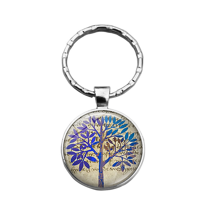 Women's Tree Of Life Time Stone Keychain Pendant - Image 5