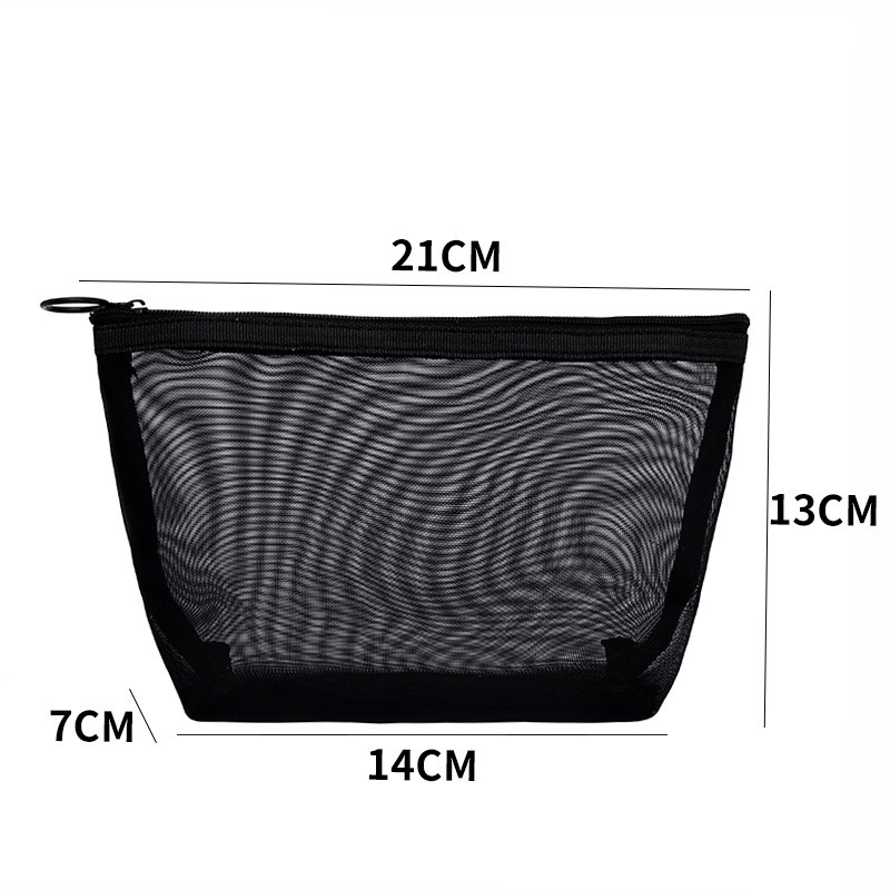 High-grade Transparent Mesh Cosmetic Bag - Image 7