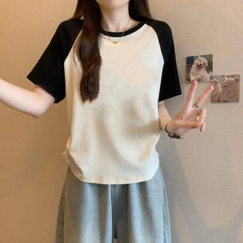 Women's Short Sleeve Crew Neck Top - Image 4