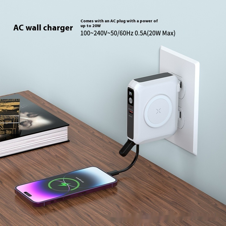 65W Multifunctional Magnetic Suction Travel Charger