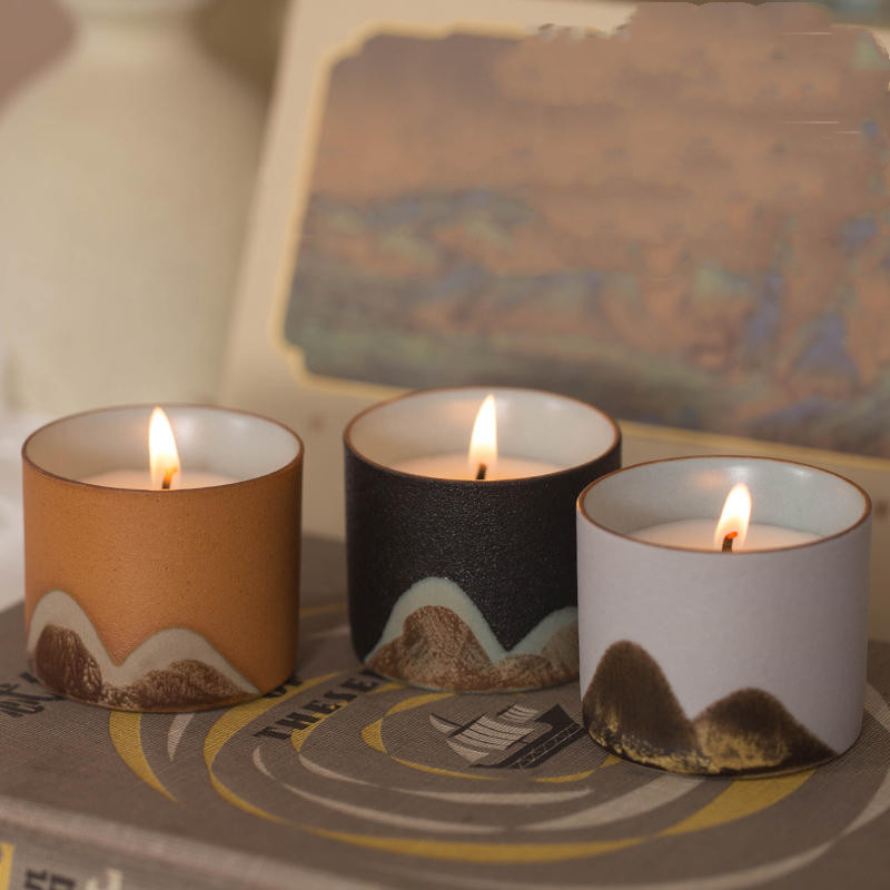 Handcrafted Scenic Ceramics Aromatherapy Candles - Image 7