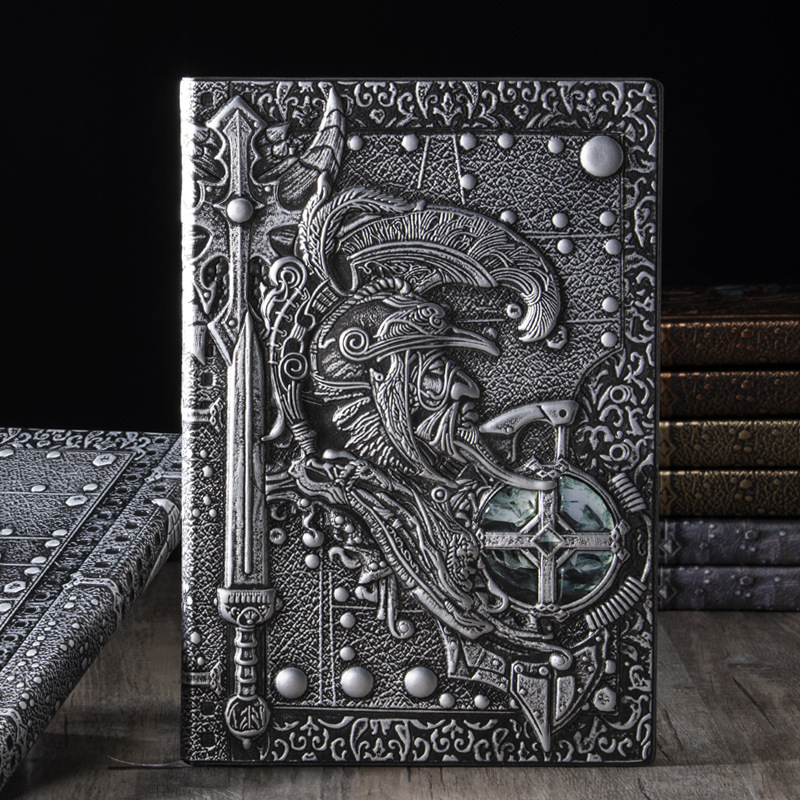 Embossed Surface General Retro Notebook - Image 4