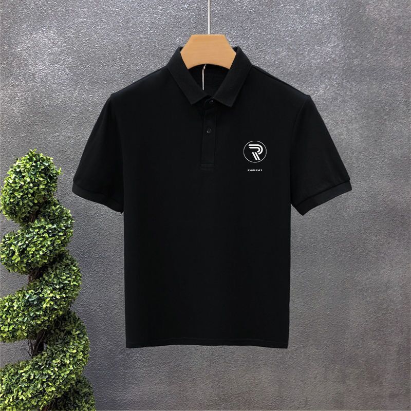 Polo Collar Short Sleeve Lapels T-Shirt - Image 7