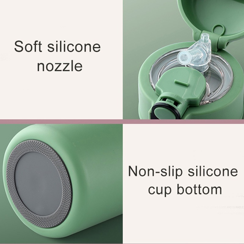 316 Stainless Steel Large Capacity Insulation Cup with Straw - Image 4