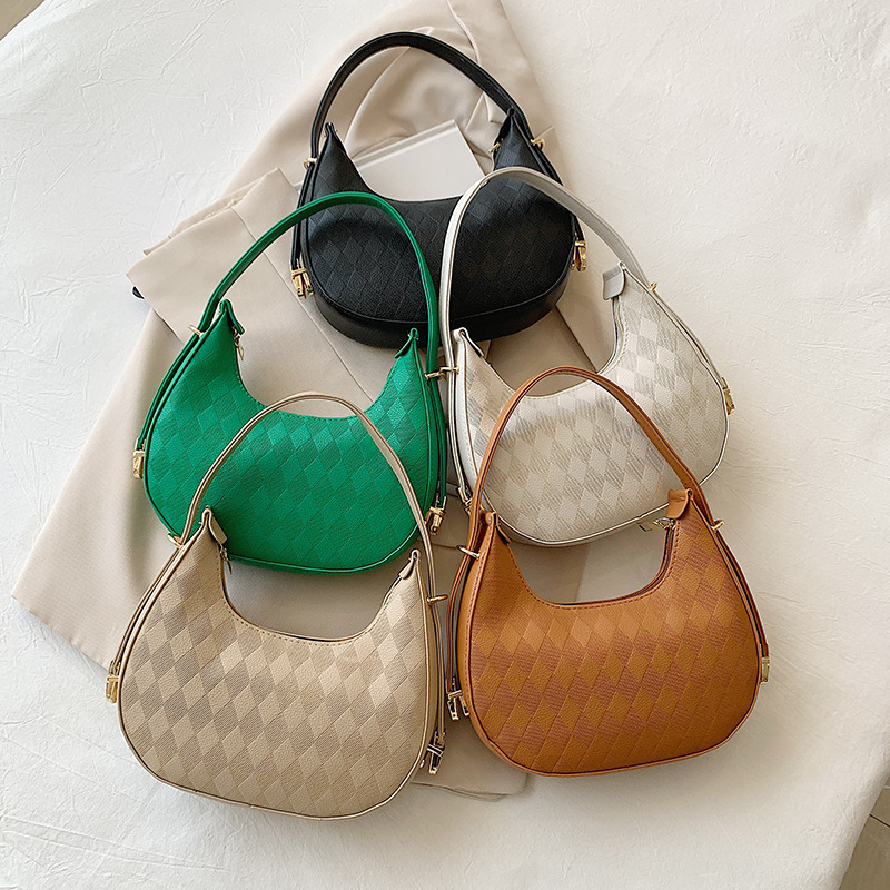 Rhombus Pattern Handbag - Image 3