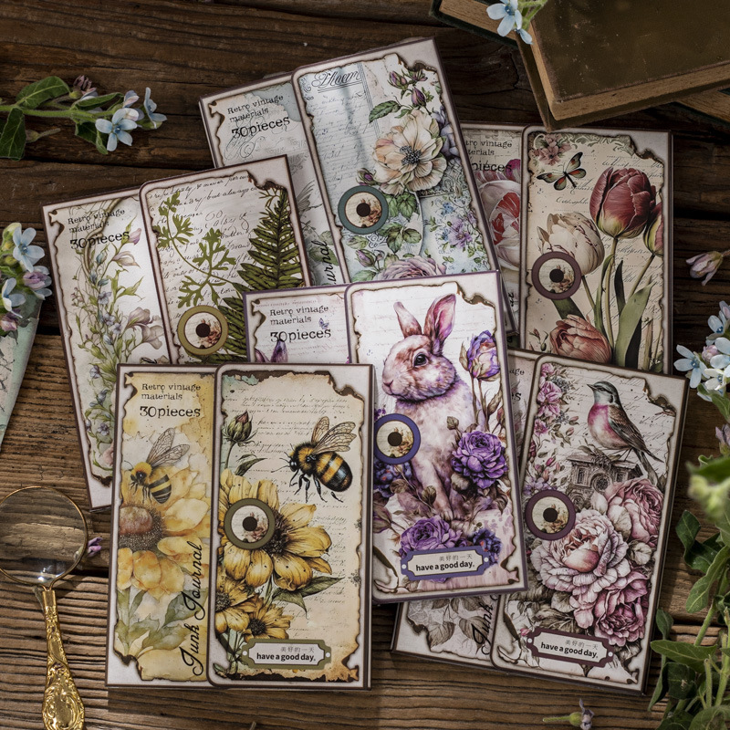 Flower Diy Journal Decoration Base Paper