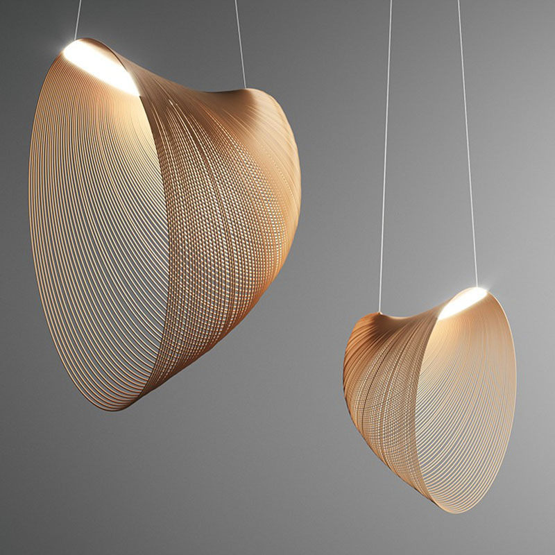 Woodcraft Ceiling Lamp