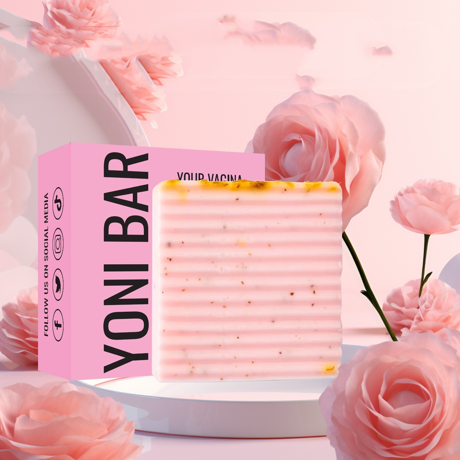 Handmade Cold Process Bath Rose Soap