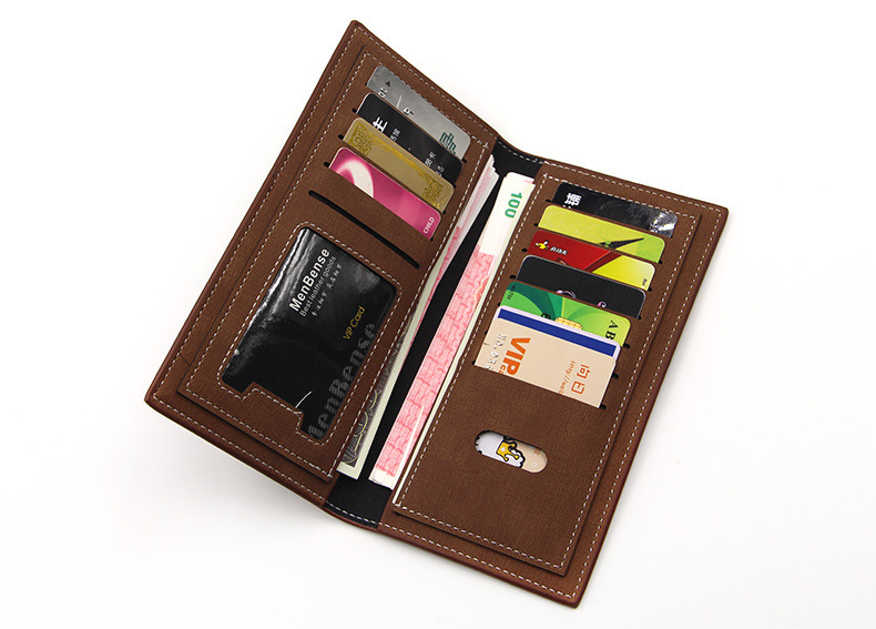 Long Vertical Large Capacity Men's Wallets - Image 4