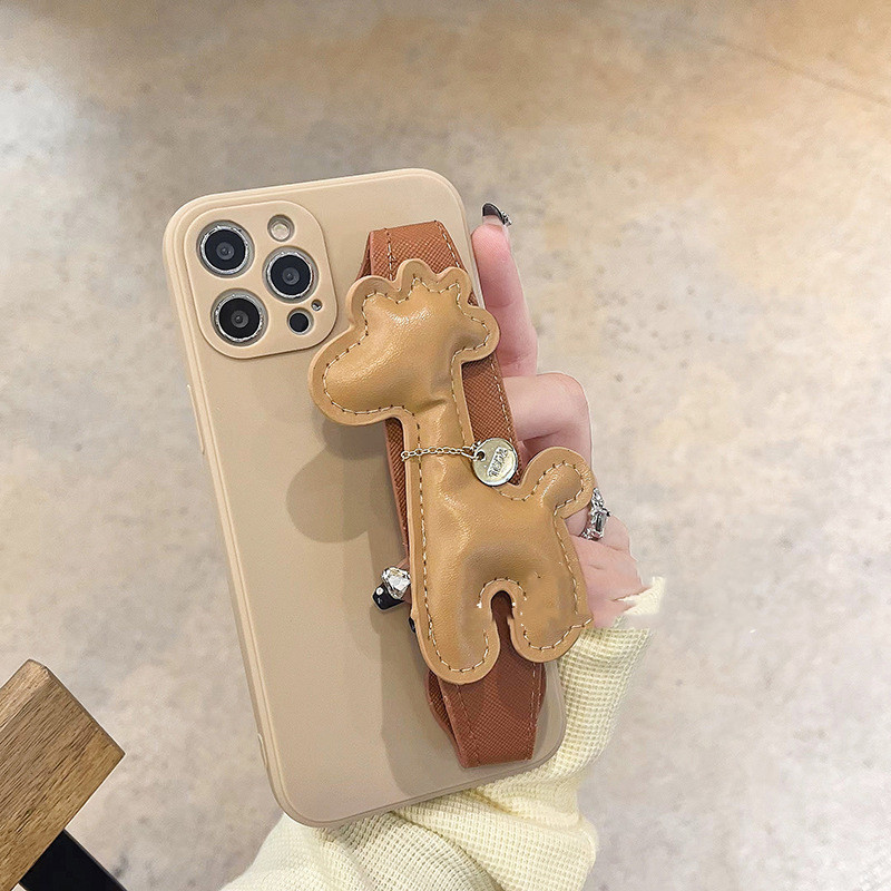 Giraffe Wristband Silicone Phone Case - Image 4