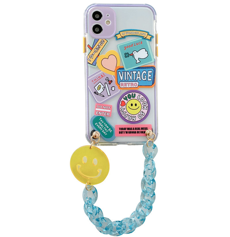 Smiley Emoticon Chain Phone Case - Image 4