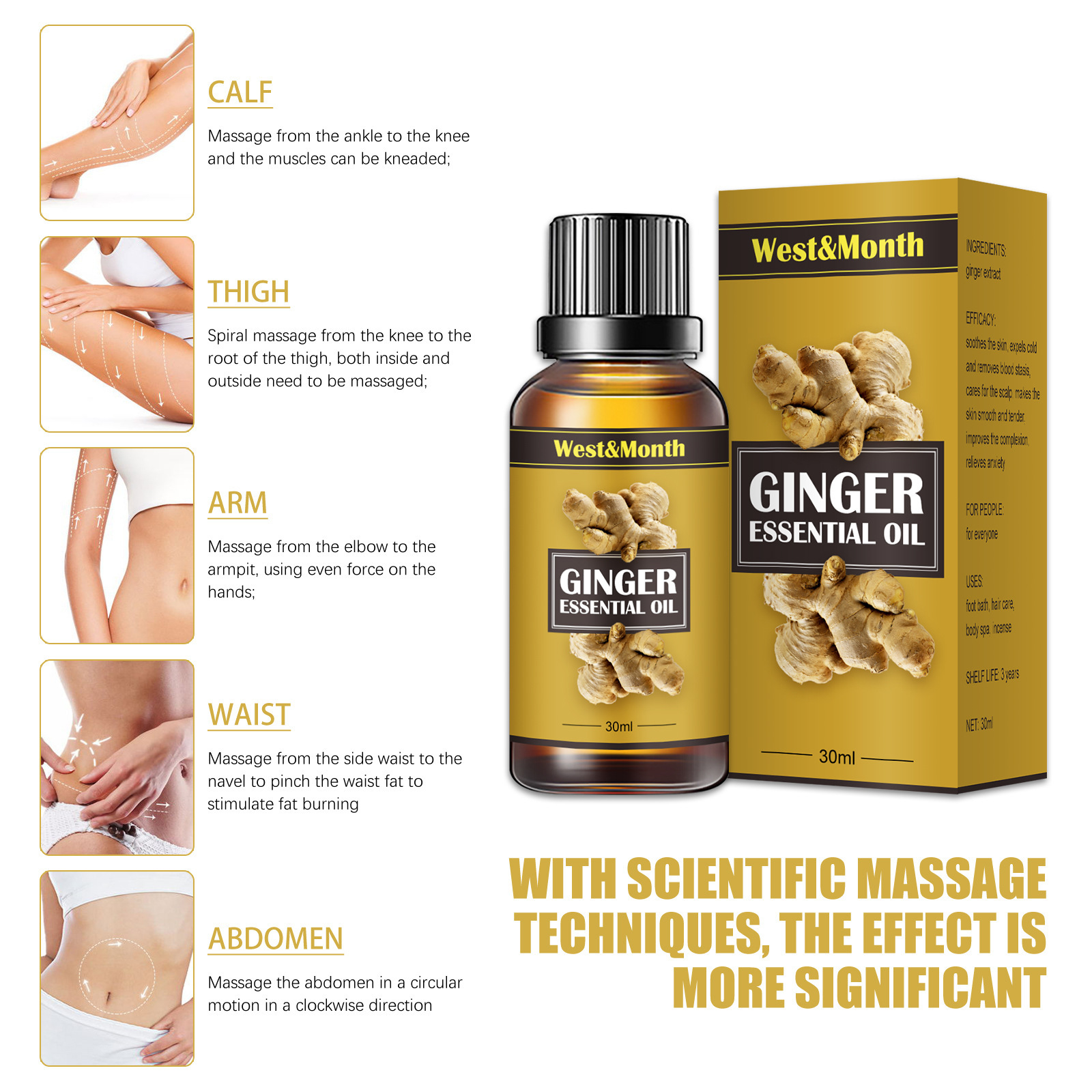 Moisturizing Skin Slimming Body Oil - Image 3