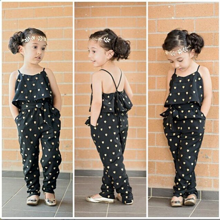 Fashion Sleeveless Polka Dot Strap Clothing Sets