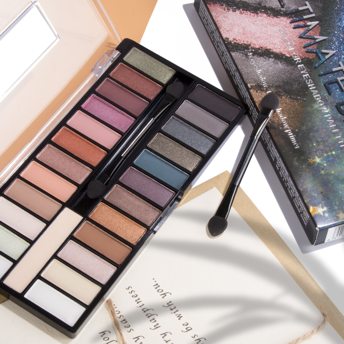 24-Color Primer Matte Pearl Eyeshadow