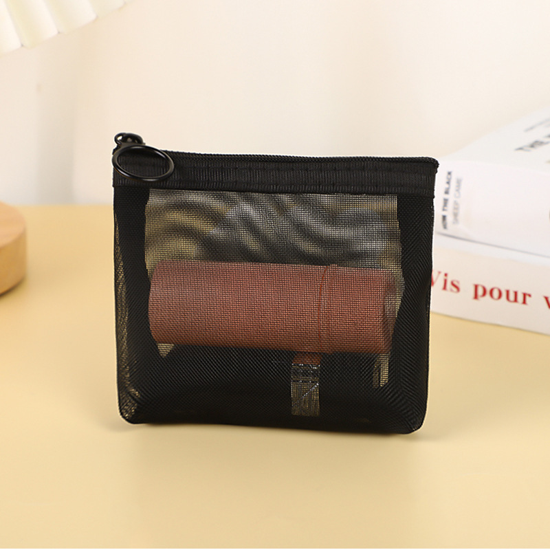 High-grade Transparent Mesh Cosmetic Bag - Image 4