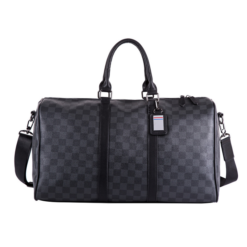 Short Distance Plaid Travel Handbag - Image 2
