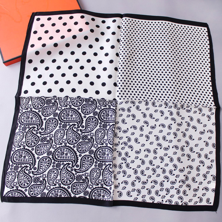 Men's Fashion Vintage Cashew Flower Silk Scarf