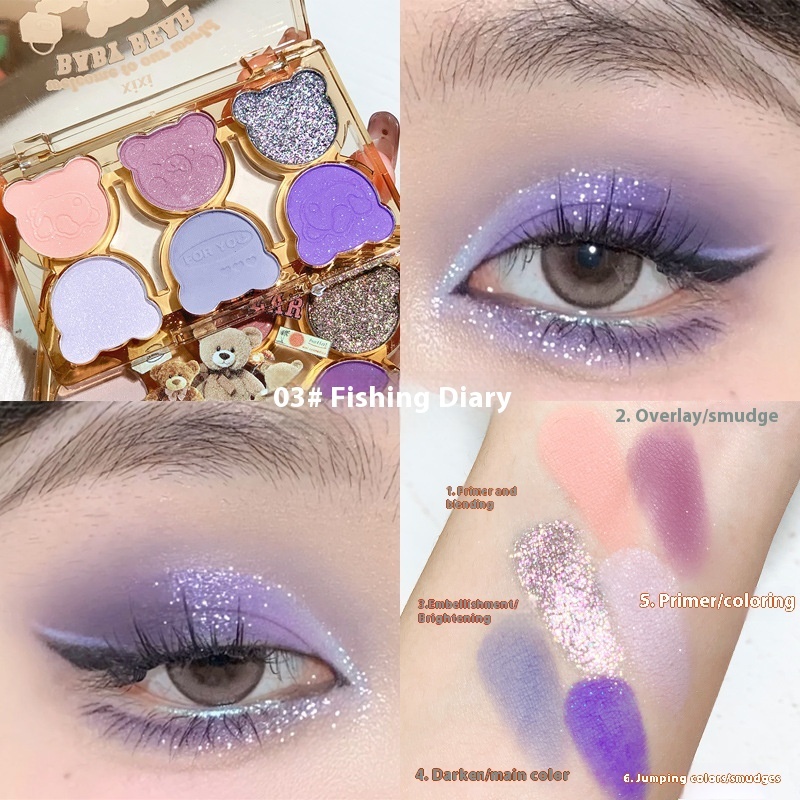 Six Color Eyeshadow Cool Diamond - Image 10