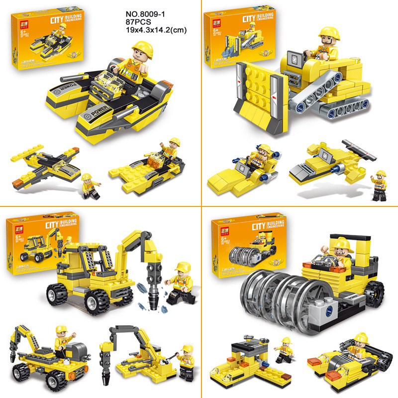 Assembly Construction Building Block Toy Car Set - Image 2