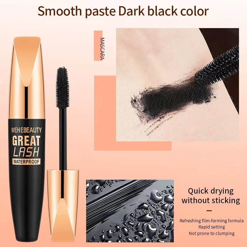 Curly Long Thick Waterproof Mascara