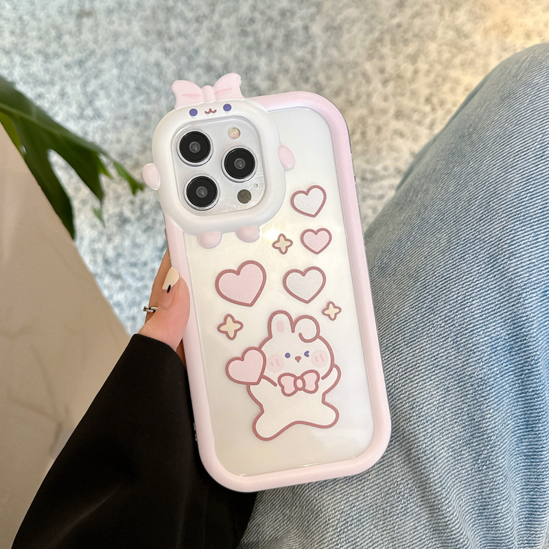 Cartoon Transparent Little Phone Case - Image 5