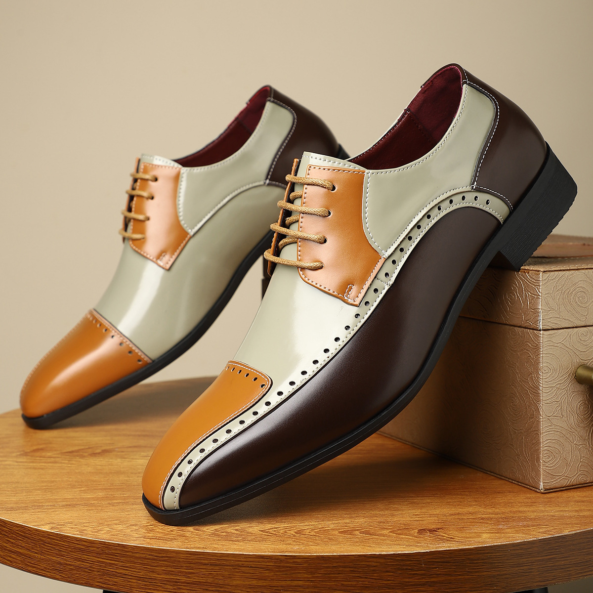 Men's Non-slip Breathable Leather Shoe - Image 6