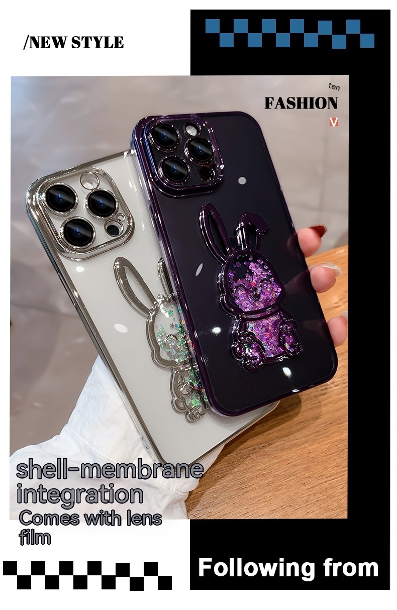 Plastic Electroplating Lens Protector Phone Case - Image 9