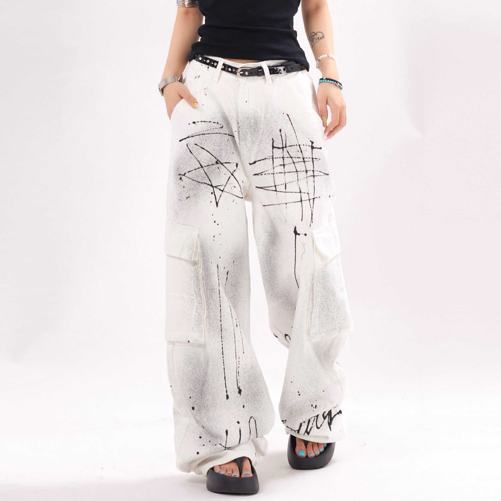 Graffiti Inkjet Jeans